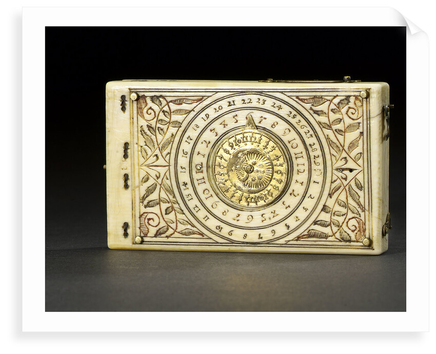 Diptych dial, leaf IIb by Lienhart Miller