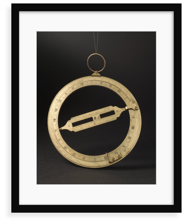 Universal equinoctial ring dial by Dollond
