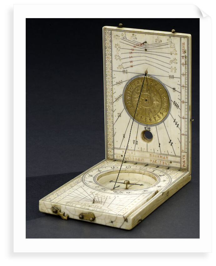 Diptych dial, leaves Ib and IIa by Paul Reinmann