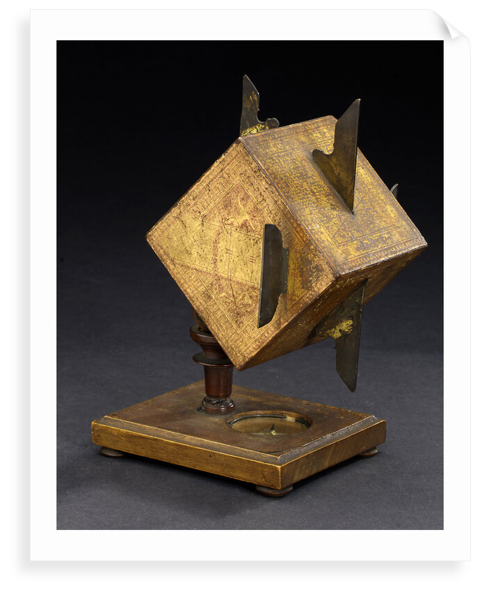 Polyhedral dial for latitudes 20-80 North by David Beringer