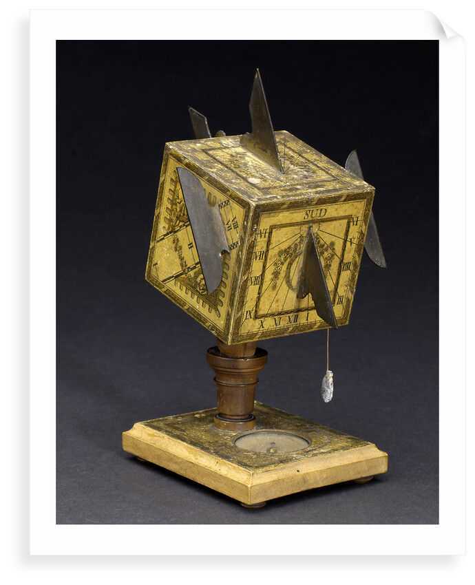 Polyhedral dial for latitudes 10-75 North by David Beringer