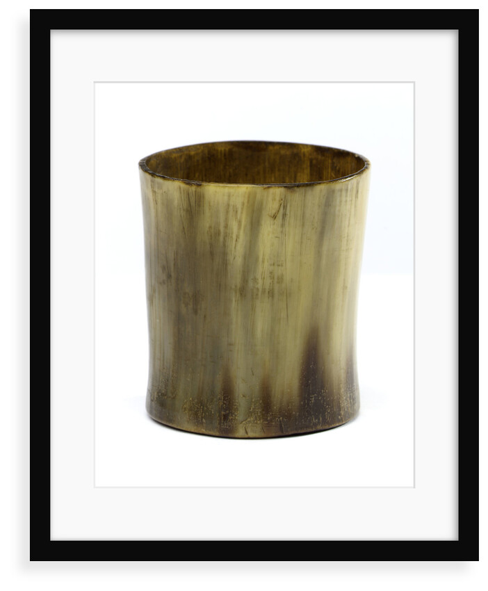 Horn beaker by unknown