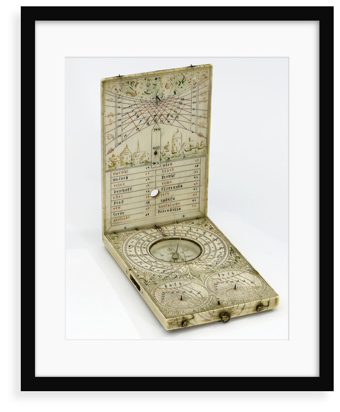 Diptych dial, leaves Ib and IIa by Thomas Ducher