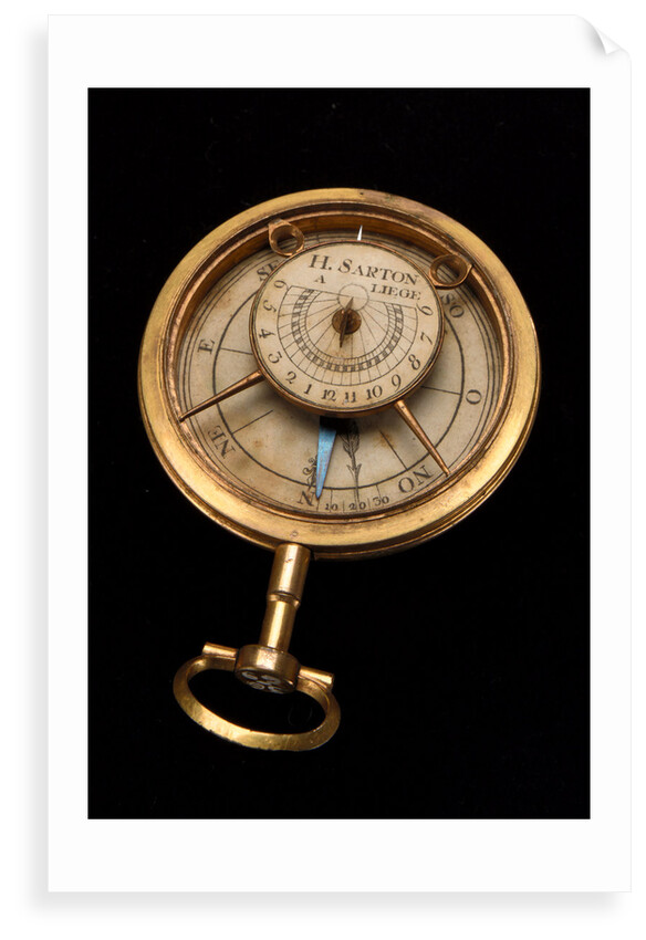 Compass dial by Hubert Sarton