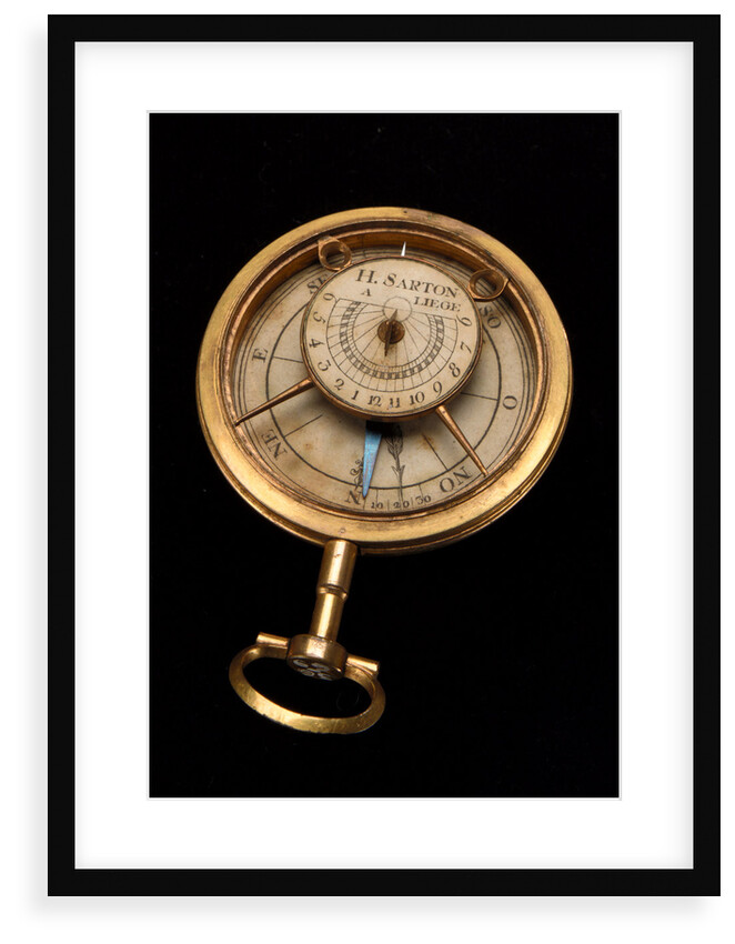 Compass dial by Hubert Sarton