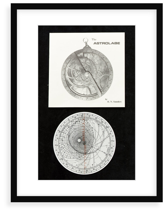 Model astrolabe by Harold N. Saunders