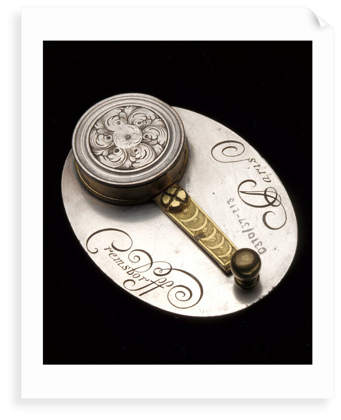 Butterfield dial for latitudes 35-45 north, reverse by Cremstorff