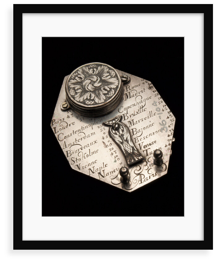 Butterfield dial, reverse by Nicolas Bion