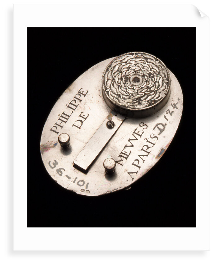 Horizontal dial, reverse by Philippe de Mewes