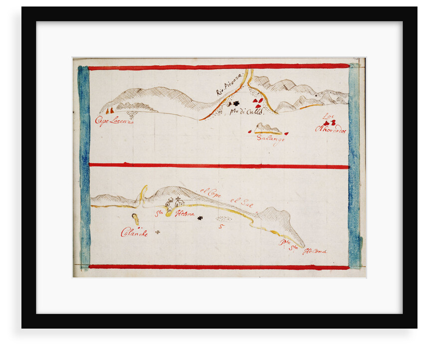 Isla Salanga and Santa Elena by Basil Ringrose