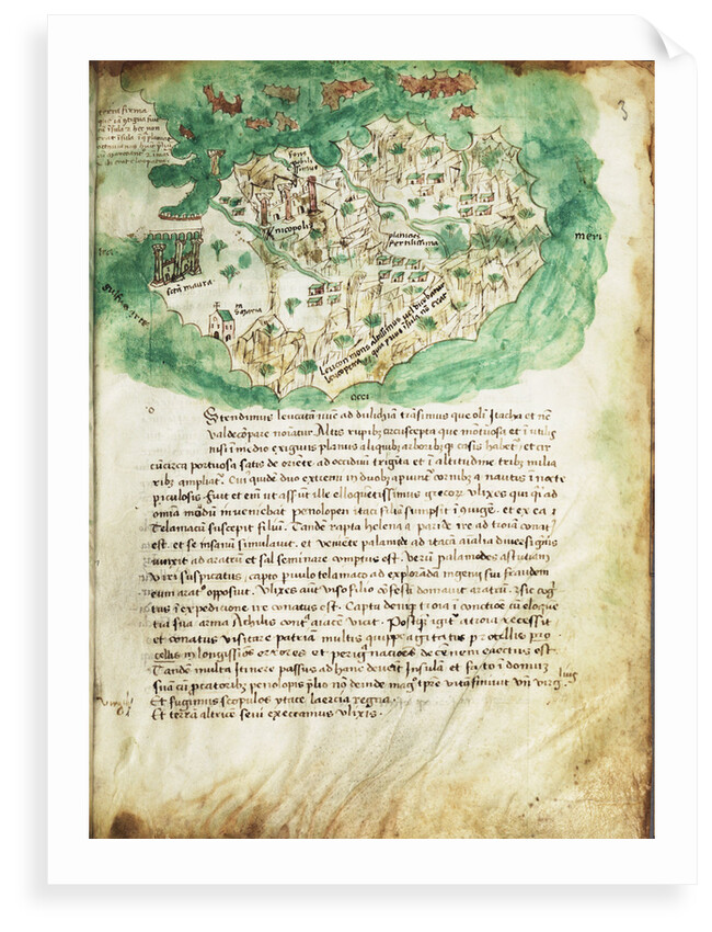 Chart of Paxos by Cristoforo Buondelmonti
