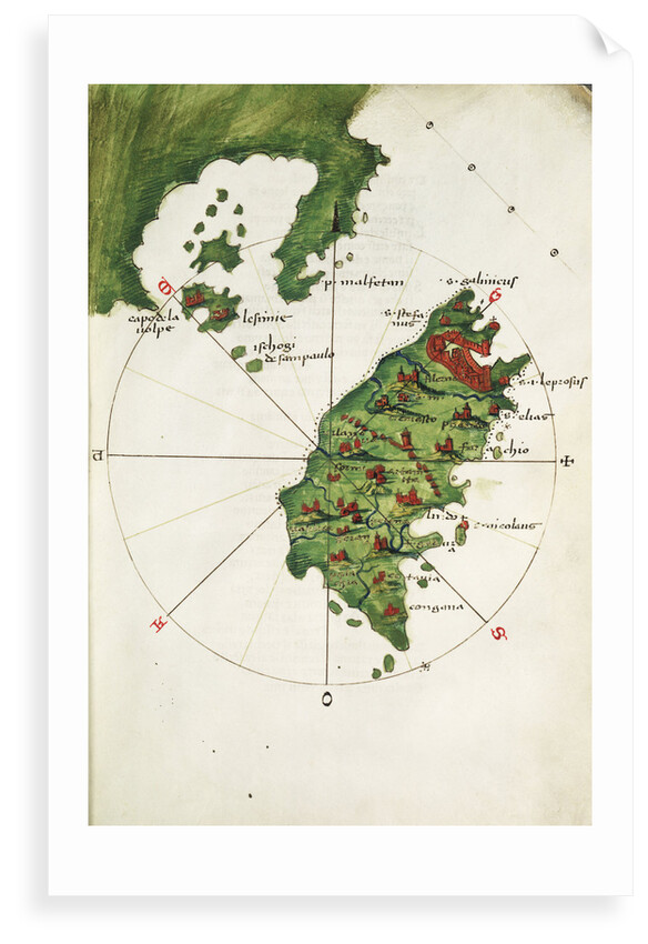 Rhodes, Simi and the adjacent coast by Bartolommeo dalli Sonetti