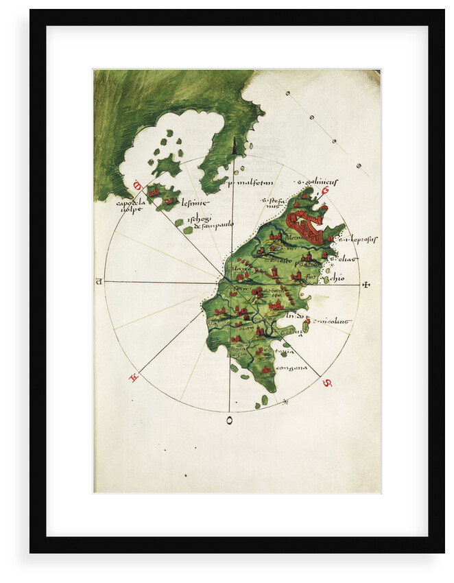 Rhodes, Simi and the adjacent coast by Bartolommeo dalli Sonetti