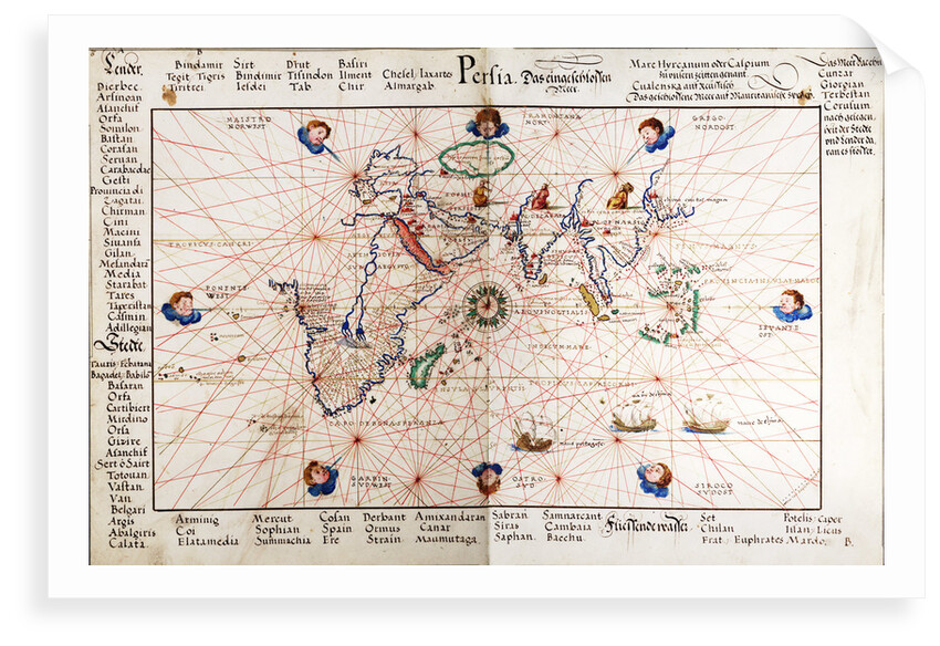 Persia by Battista Agnese