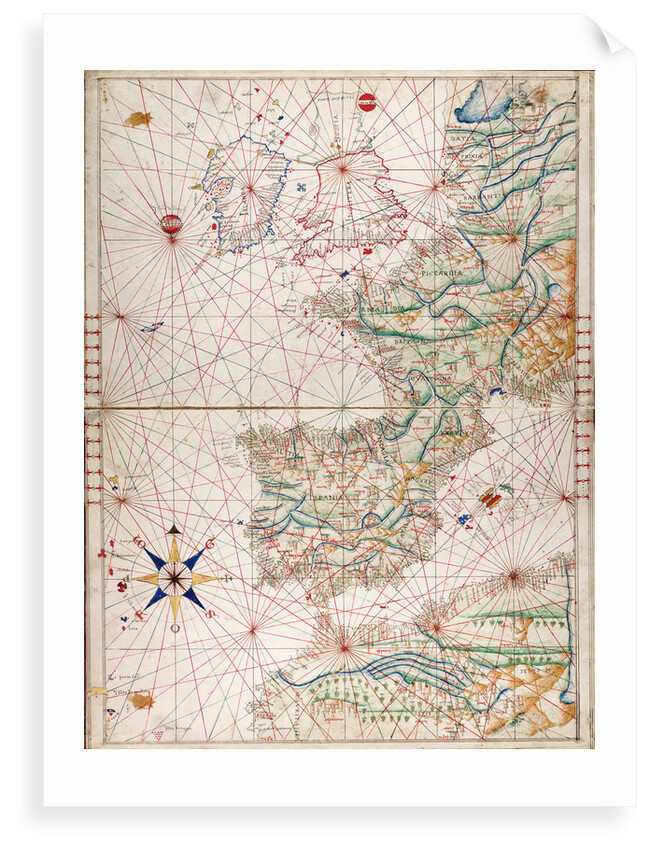 Atlantic coasts of Europe and west Mediterranean by Angelo de Conte Freducci