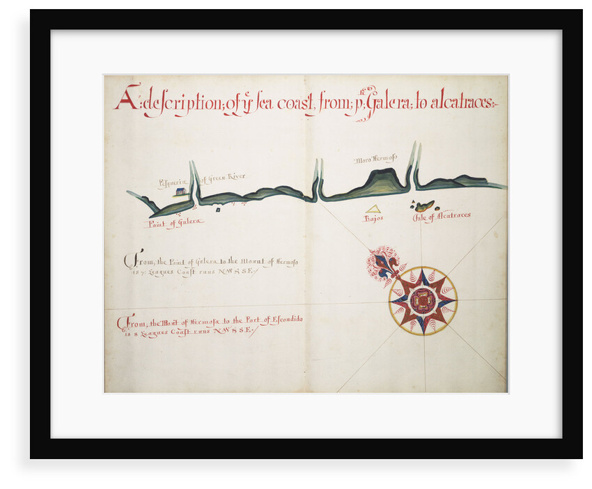 A description of sea coast from Galera to Alcatraces by William Hack