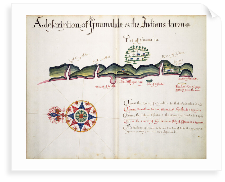 A description of Guamalula & the Indians town by William Hack
