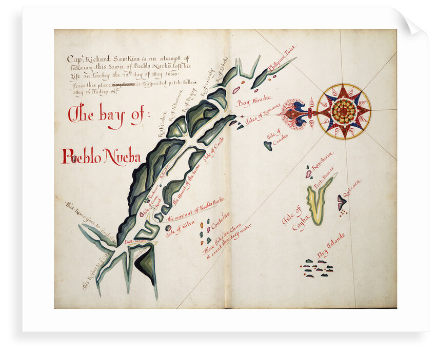 The Bay of Pueblo Nueba by William Hack