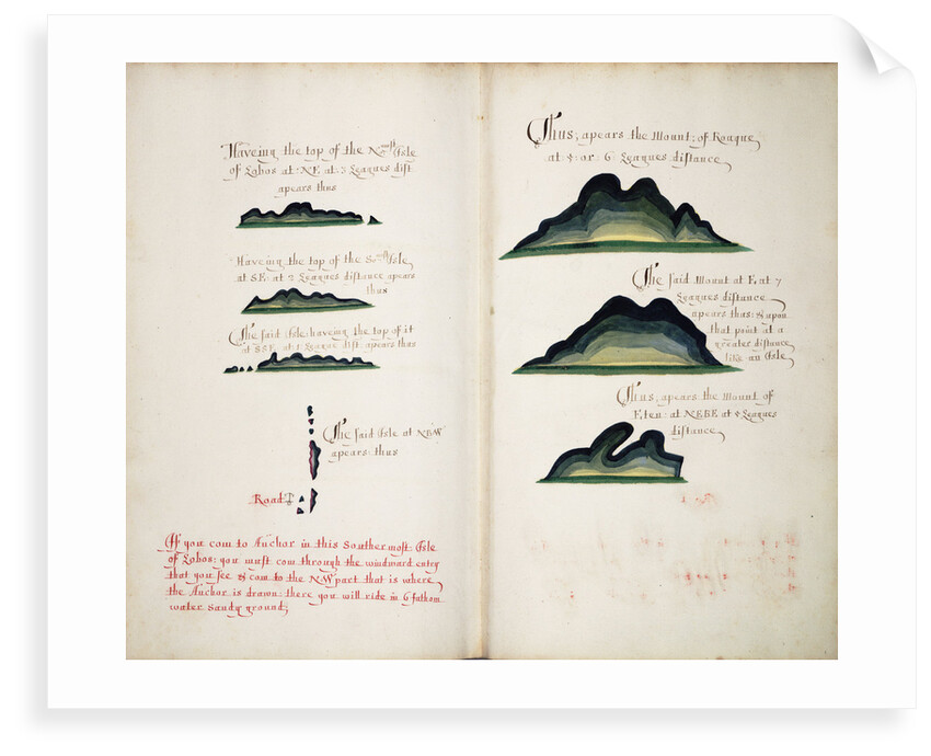 Views of Isla Lobos and Mountains by William Hack