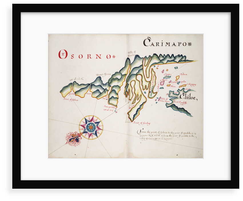 Osorno and Carimapo, South American Pacific coast by William Hack