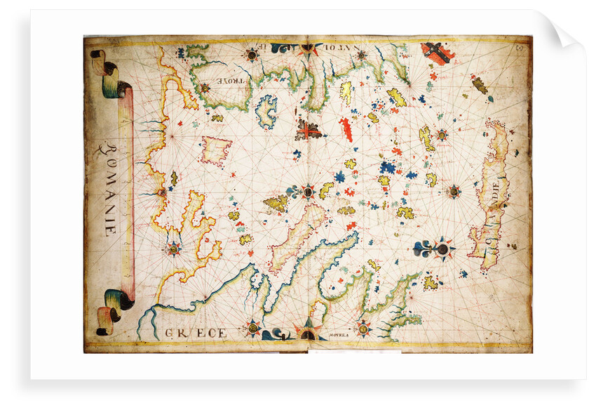 Chart of the Greek archipelago by Unknown