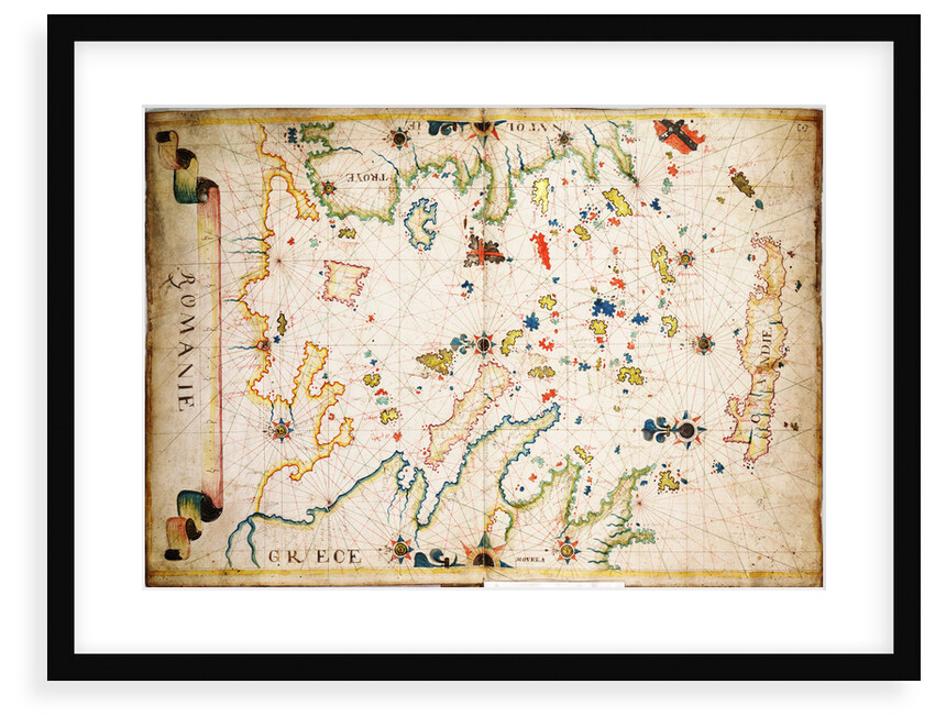 Chart of the Greek archipelago by Unknown