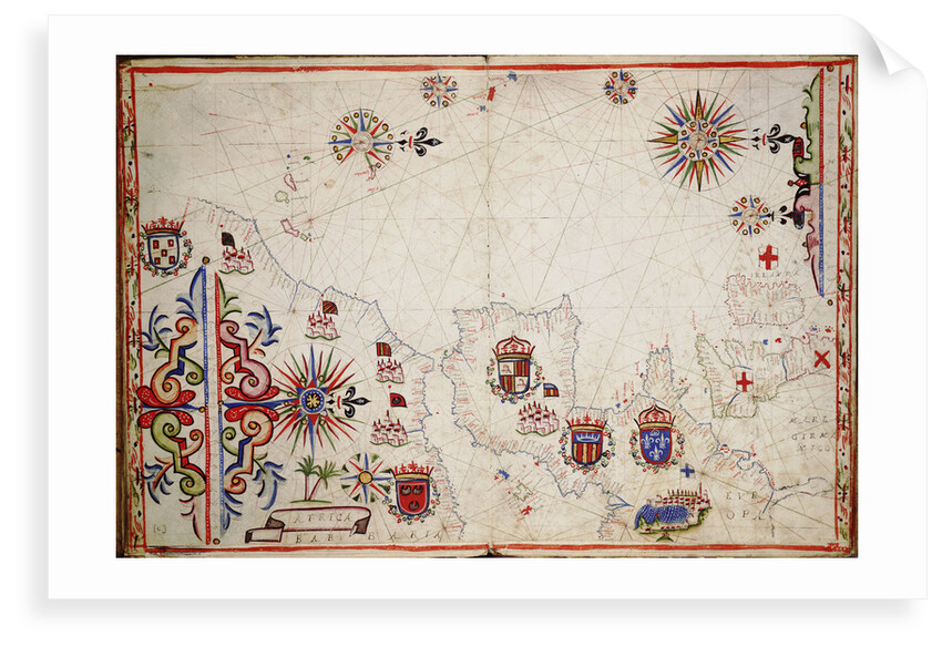 Chart of north-east Atlantic, from British Isles to Cape Verde by unknown