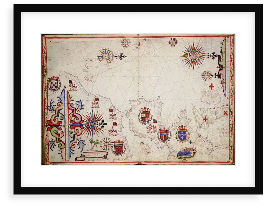 Chart of north-east Atlantic, from British Isles to Cape Verde by unknown