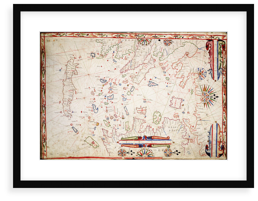 Greek Archipelago, circa 1620 by Unknown