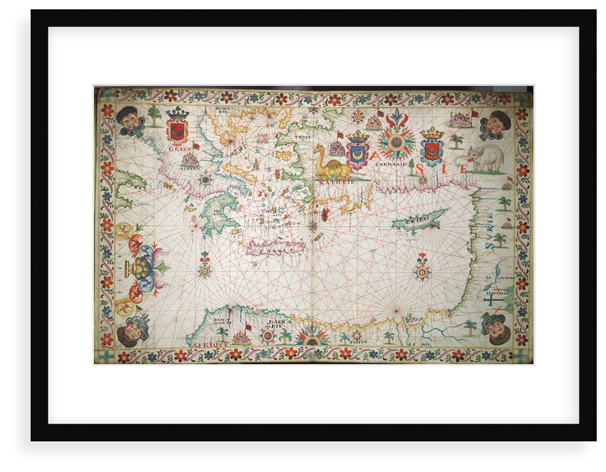 Chart of the eastern Mediterrean by unknown
