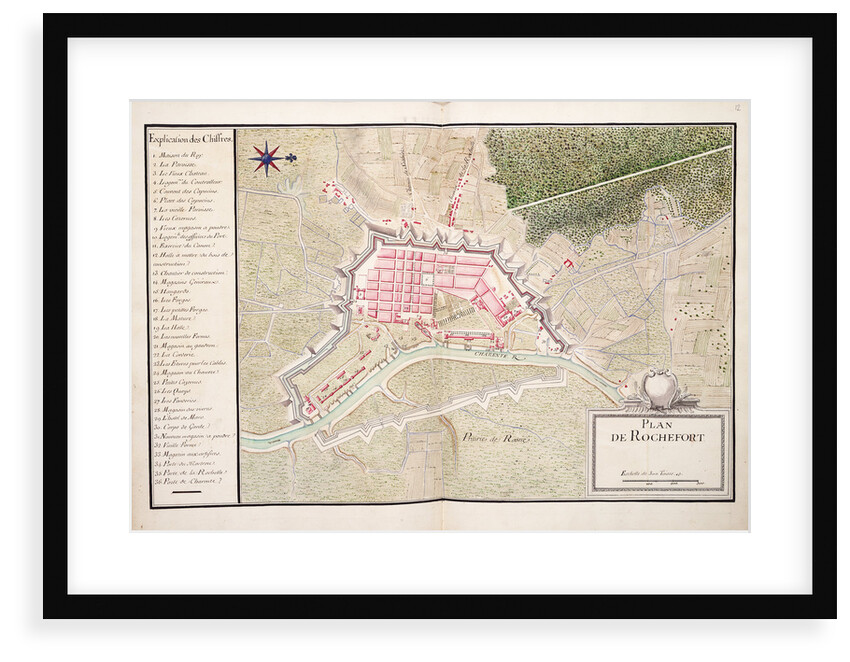 Plan de Rochefort by Unknown
