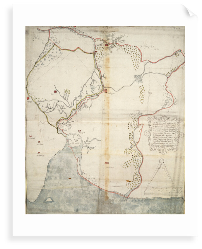 The description of the castle and landes of Insbeguin lying within 3 miles of Yohall on the west side thereof by unknown