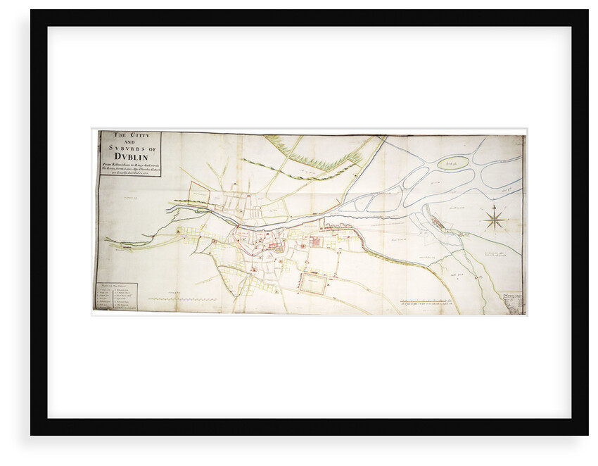 The city and suburbs of Dublin, 1673 by unknown
