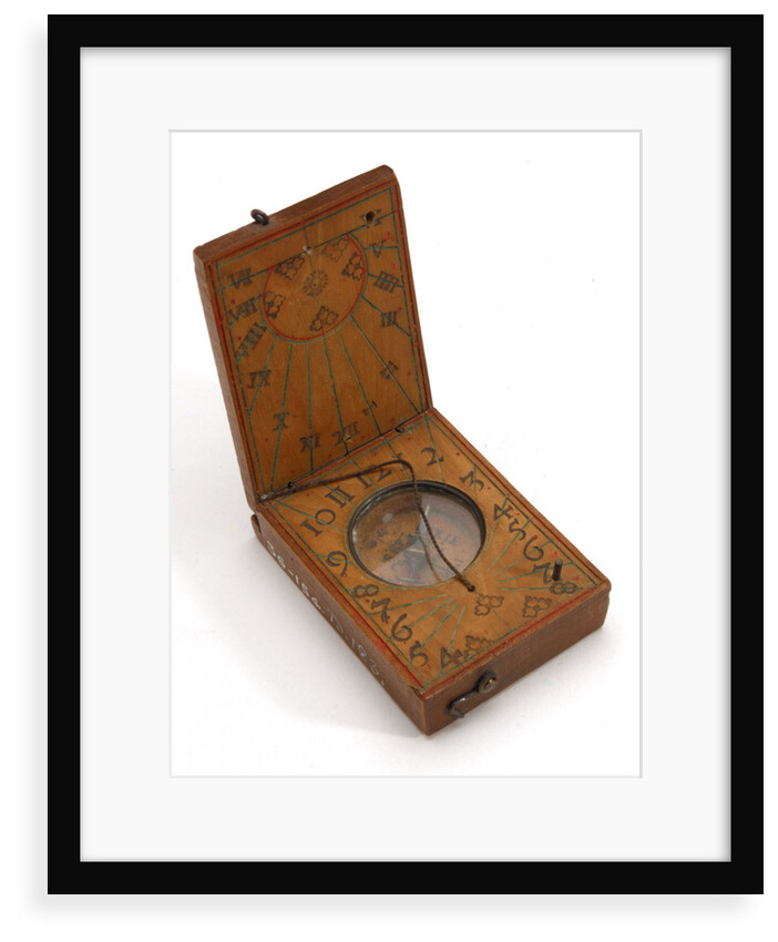 Diptych dial, leaves Ib and IIa by Leonhard Andreas Karner