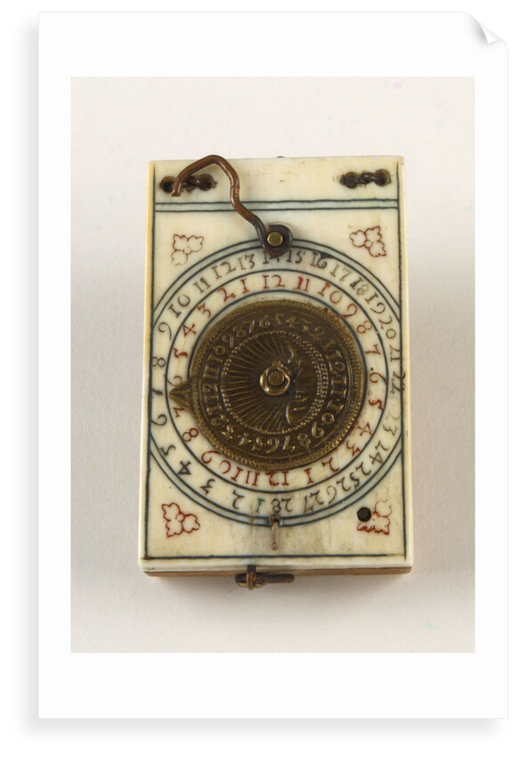Diptych dial, leaf Ia by unknown
