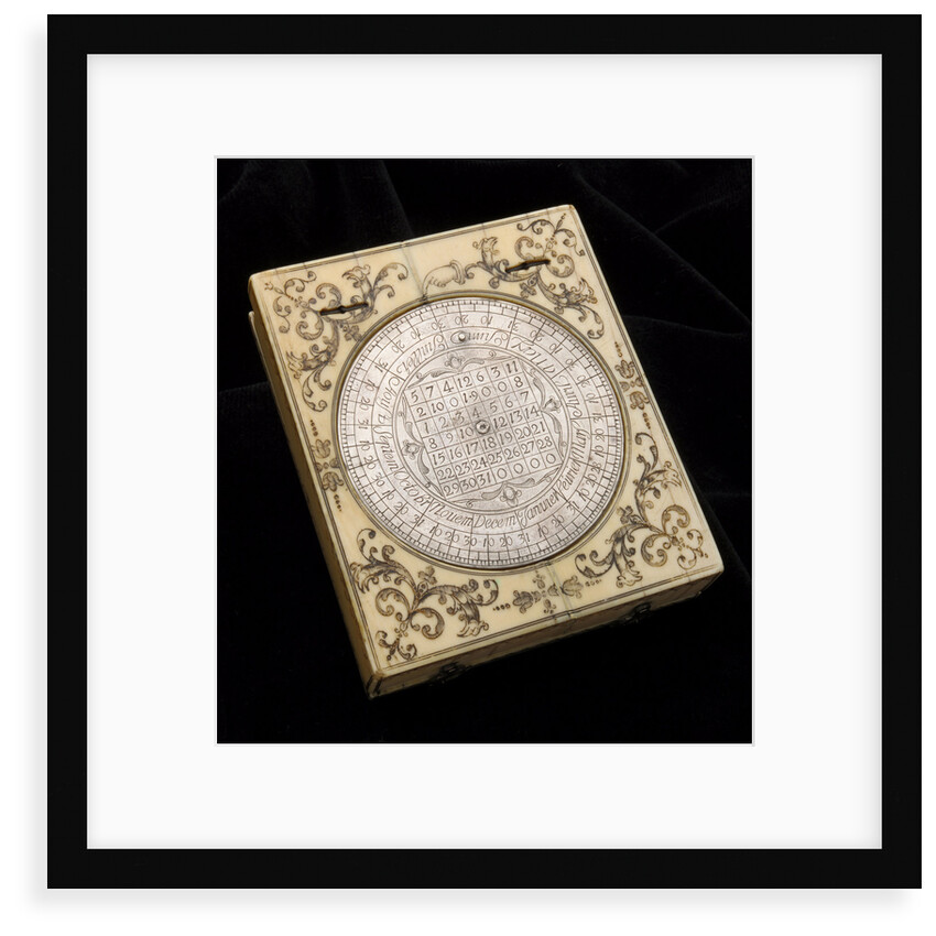 Dieppe magnetic azimuth dial, leaf IIb by unknown
