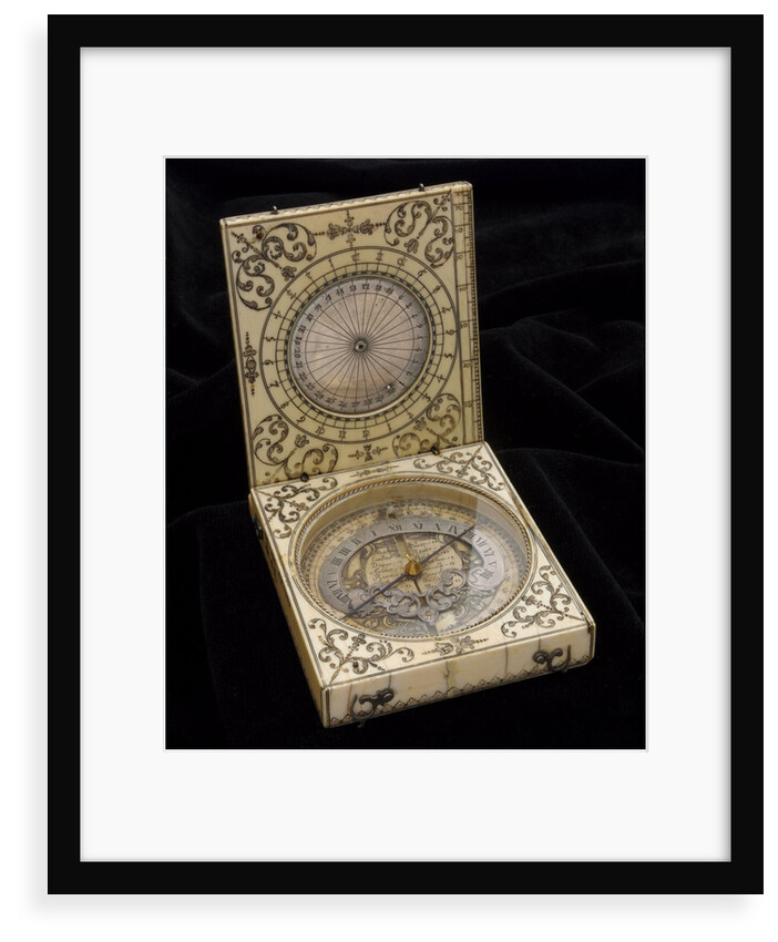 Dieppe magnetic azimuth dial, leaves Ib and IIa by unknown