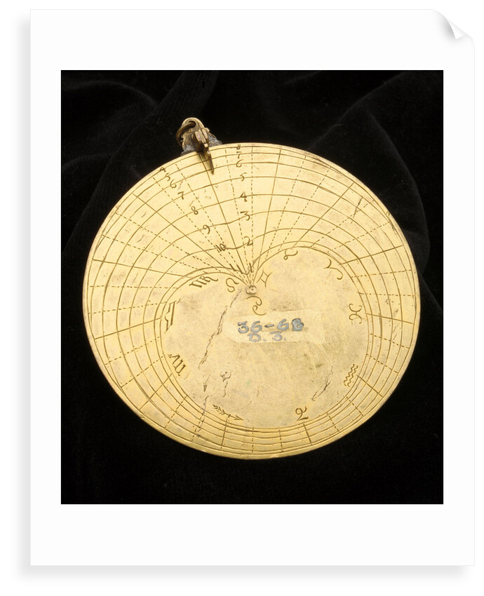 Vertical disc dial, reverse by unknown