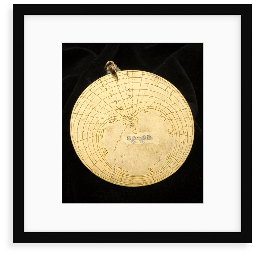 Vertical disc dial, reverse by unknown
