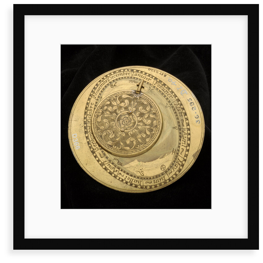 Magnetic azimuth dial, reverse by unknown