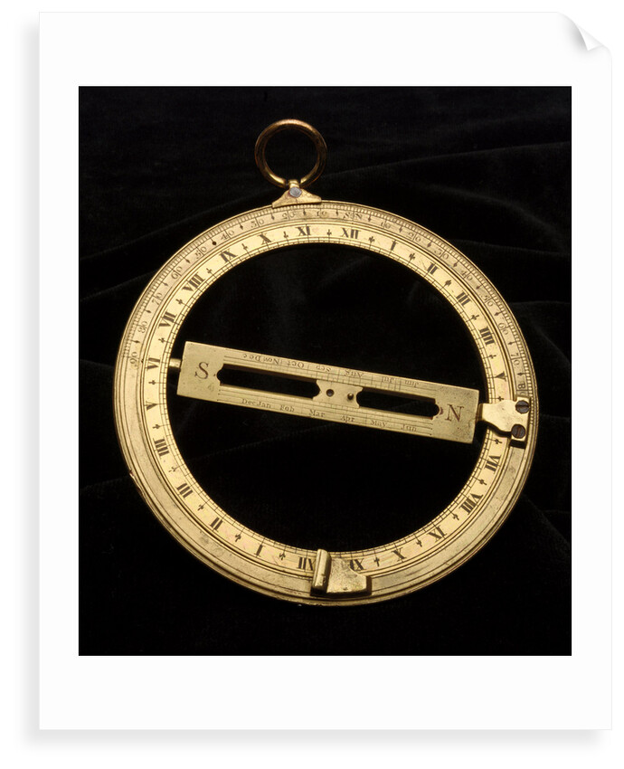 Universal equinoctial ring dial by unknown