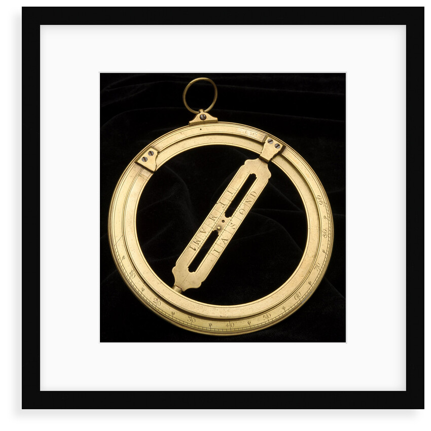 Universal equinoctial ring dial by Edmund Culpeper