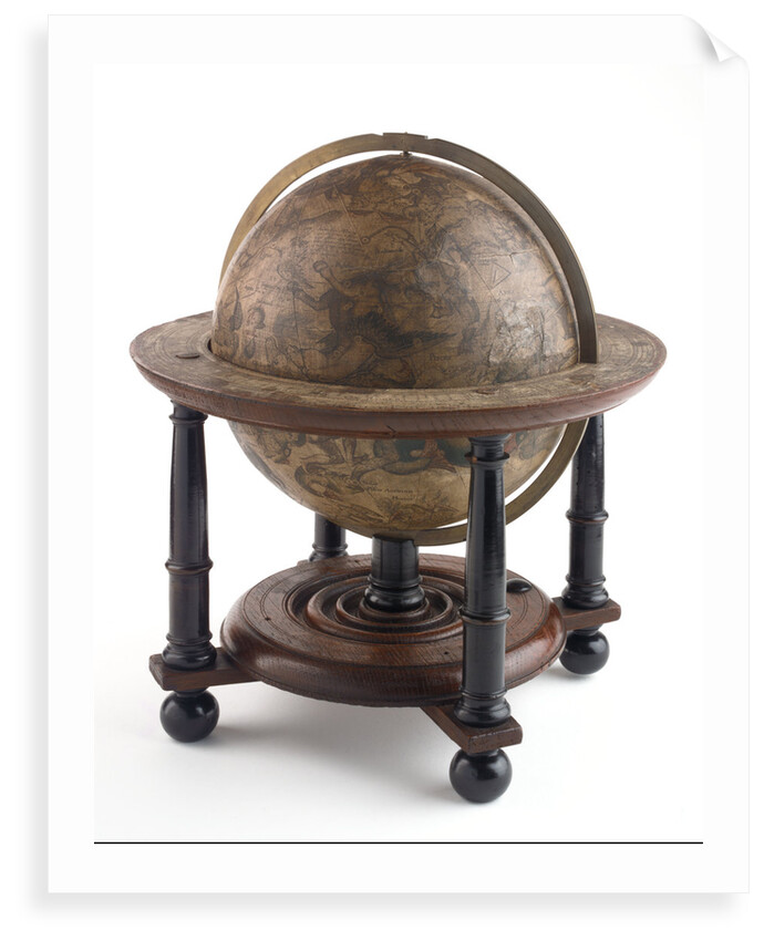 Celestial table globe by Willem Jansz Blaeu
