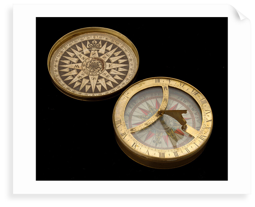 Compass dial, with lid by C. Stedman