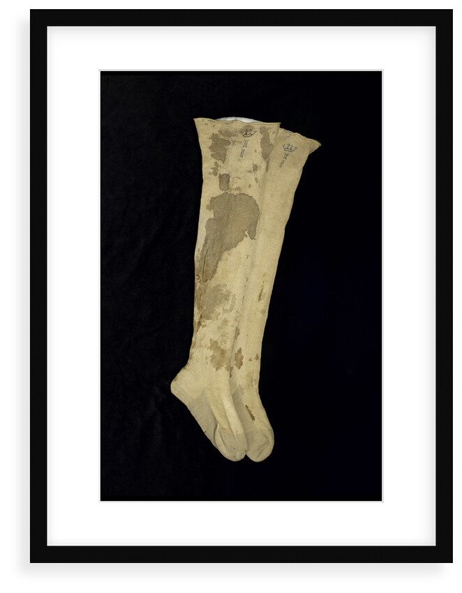 Stockings worn by Nelson (1758-1805) at the Battle of Trafalgar by unknown