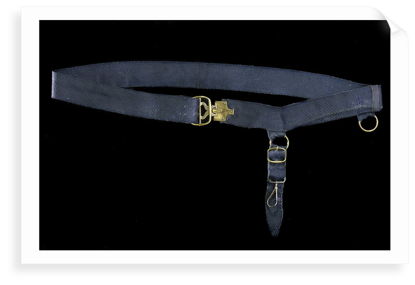 Non-regulation sword belt by unknown