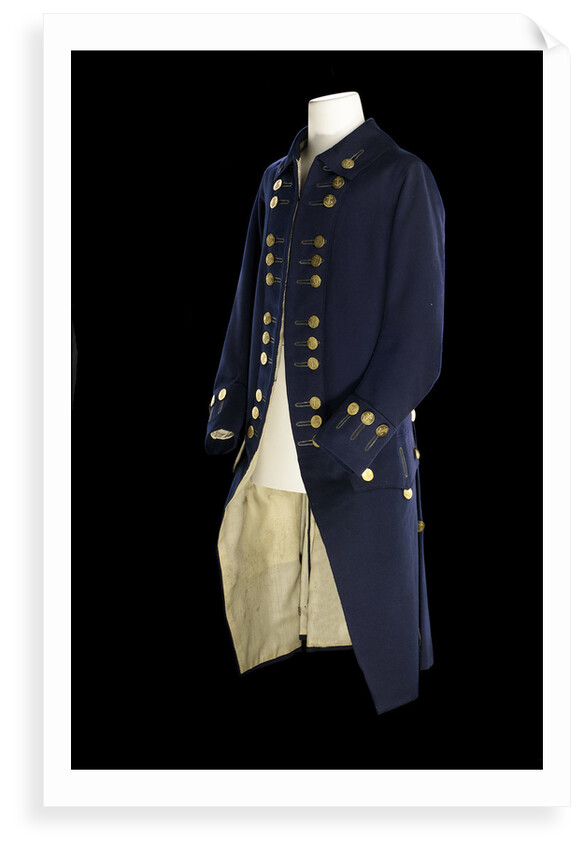 Royal Naval uniform: pattern 1774-1787 by unknown