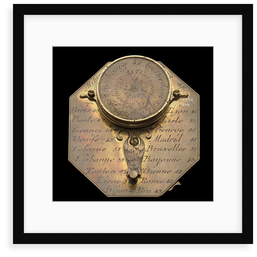 Butterfield dial, reverse by Michael Butterfield