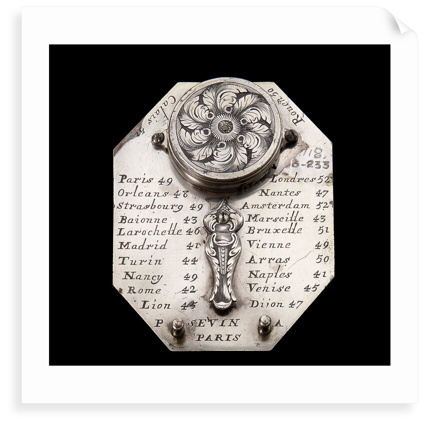Butterfield dial, reverse by Pierre Sevin