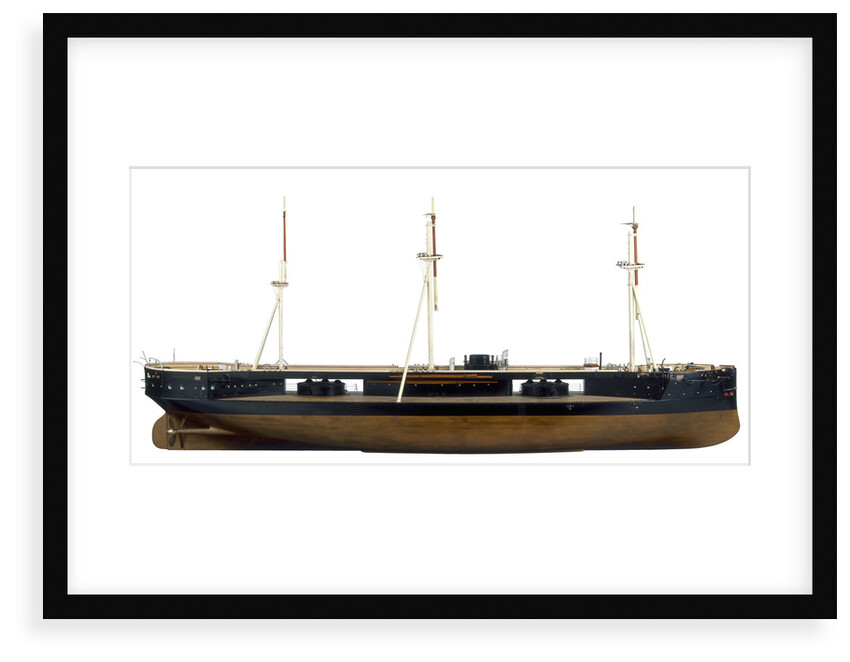 Model of HMS 'Captain' (1869) by unknown